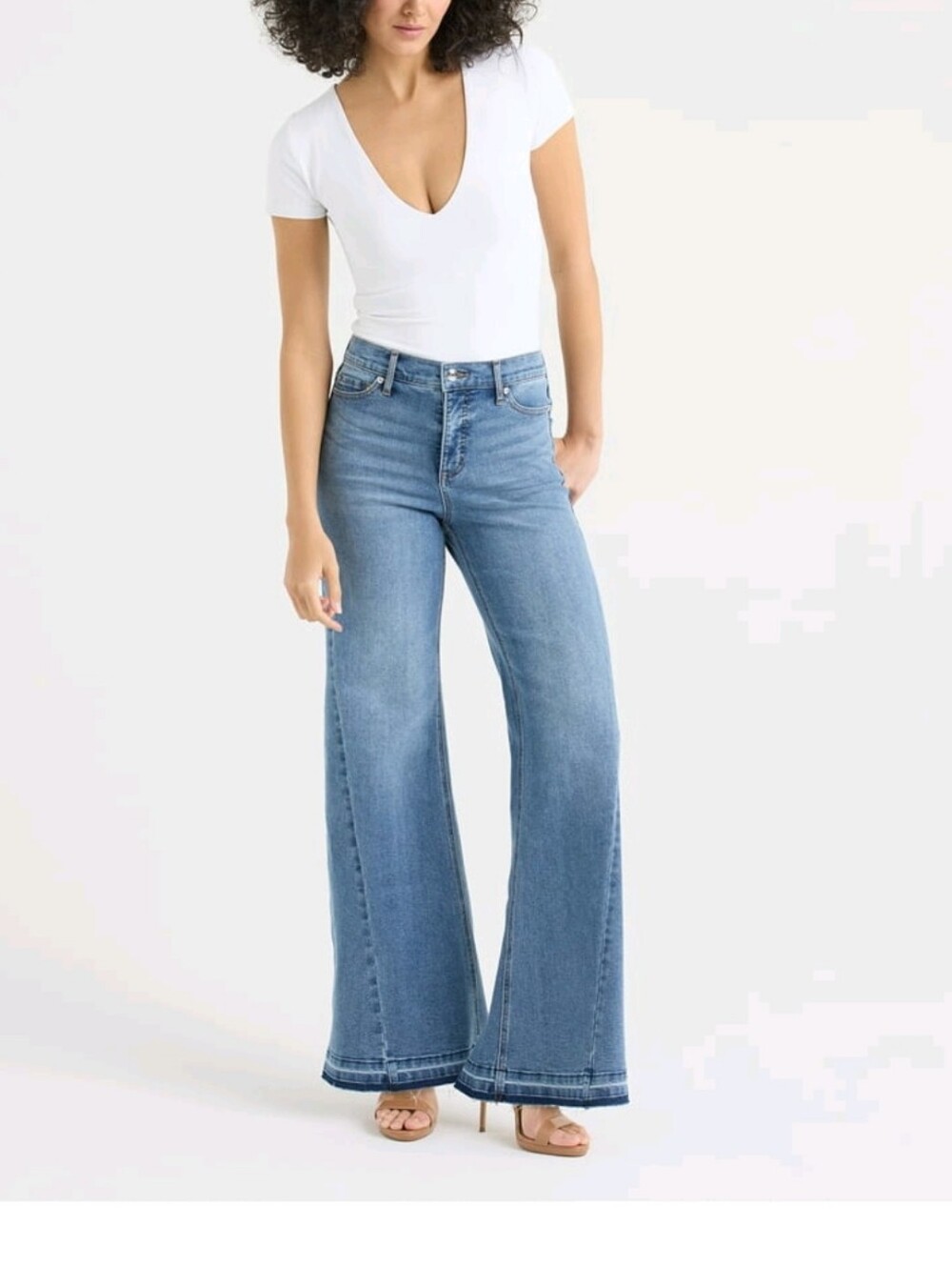 sofia by sofia vergara Blue Wide-Leg Jeans 10